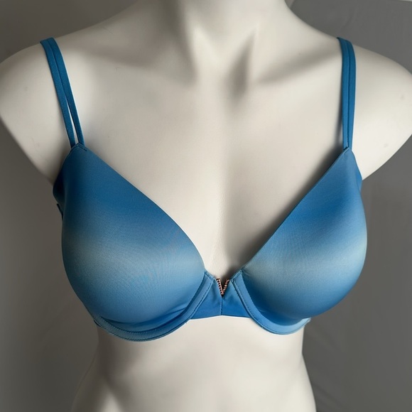 Victoria’s Secret Lined Perfect Coverage bra light blue ombre - Picture 1 of 8